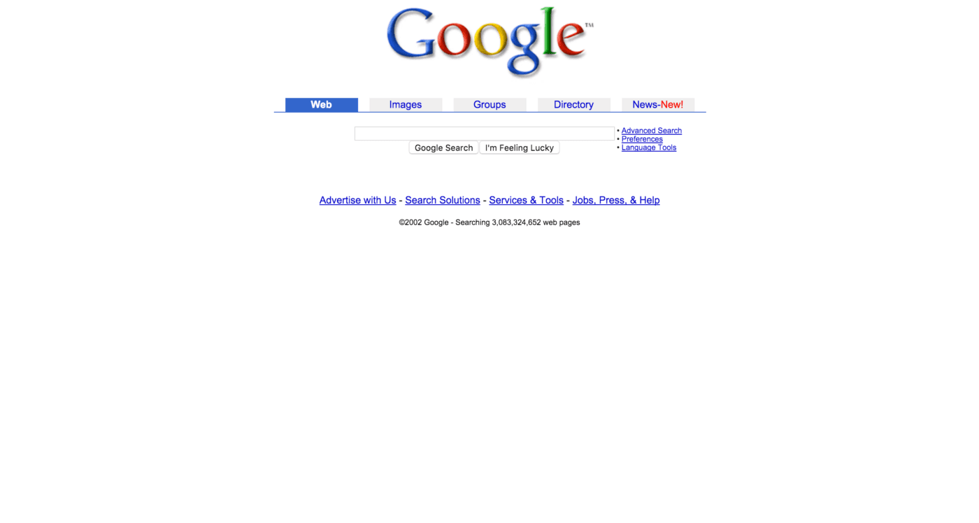 Google 2002