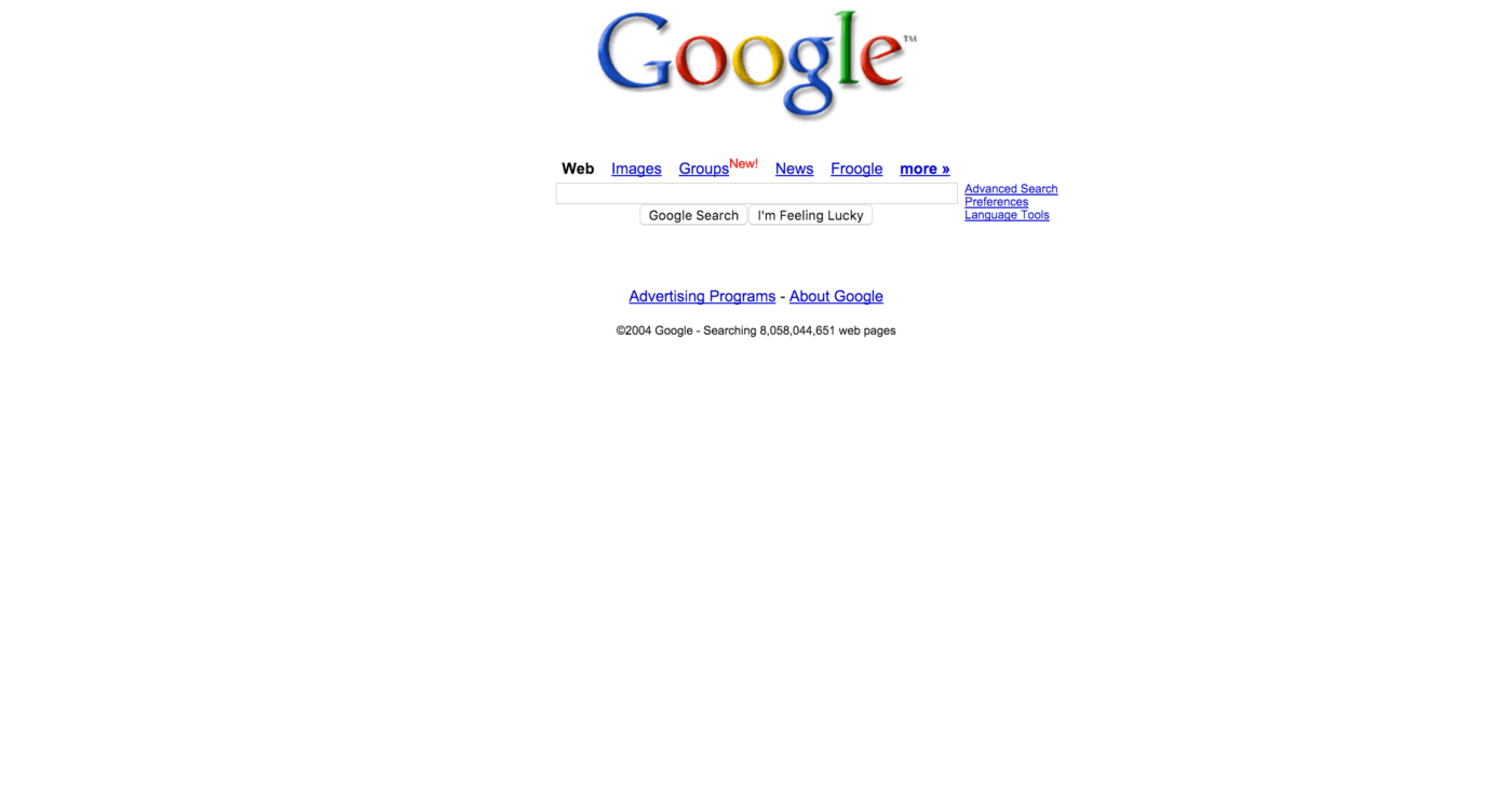 Google 2004