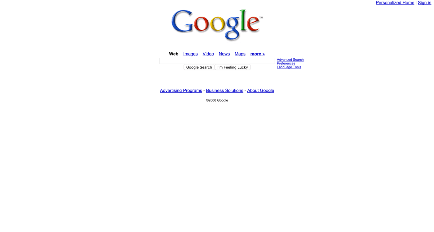 Google 2006