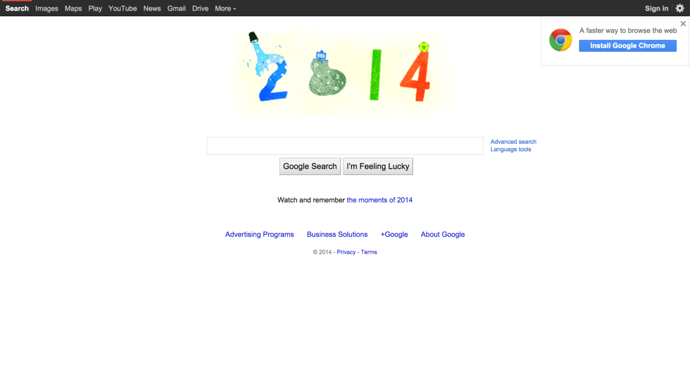 Google 2014