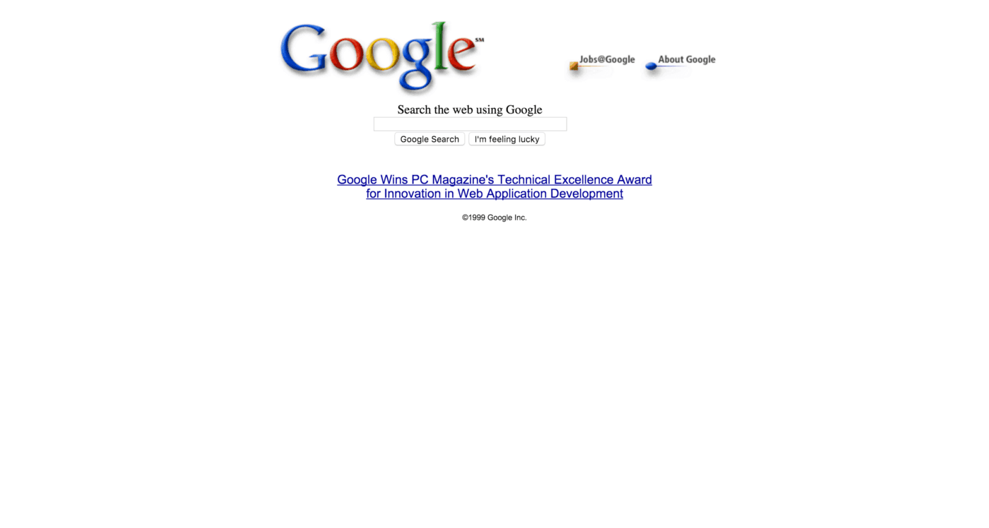 Google 1999