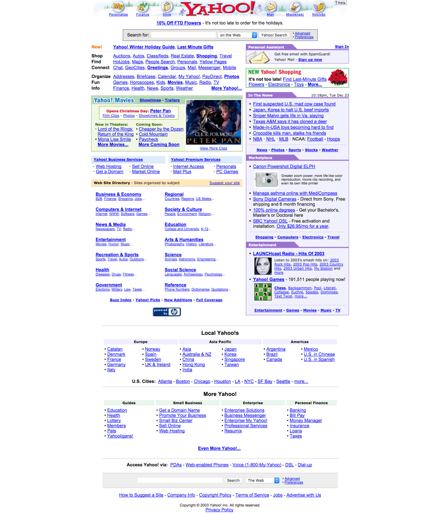 Yahoo 2003