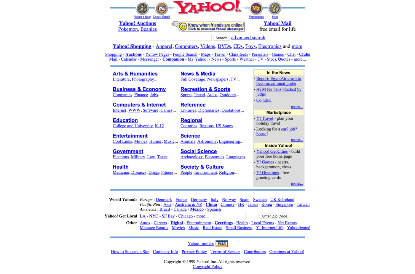 Yahoo 1999